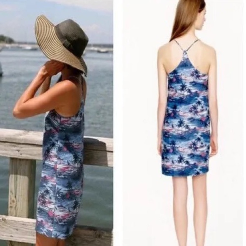 J. Crew Hawaiian Sunset Carrie Shift Dress